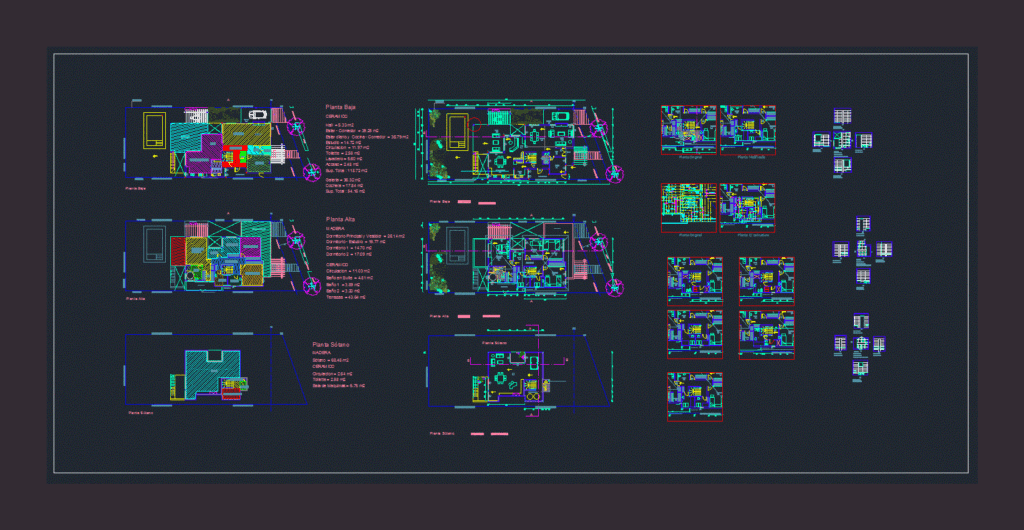 Multifamily Housing DWG Block for AutoCAD