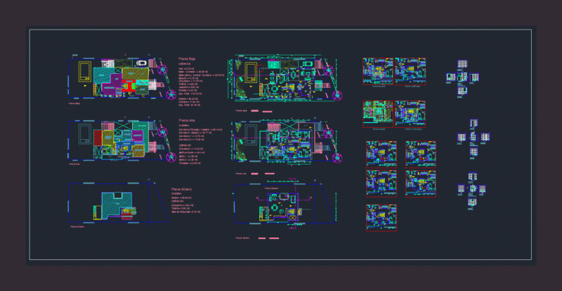 Multifamily Housing DWG Block for AutoCAD