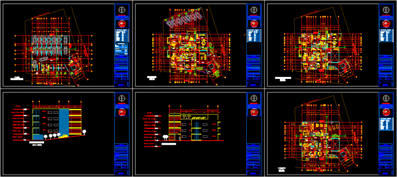Multifamily Housing DWG Block for AutoCAD