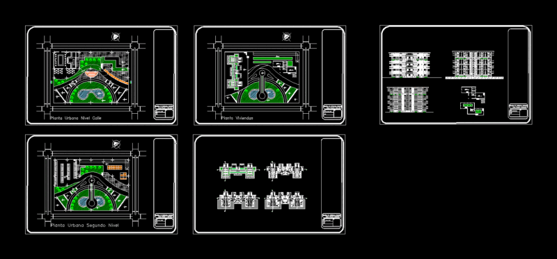 Multifamily Housing DWG Block for AutoCAD