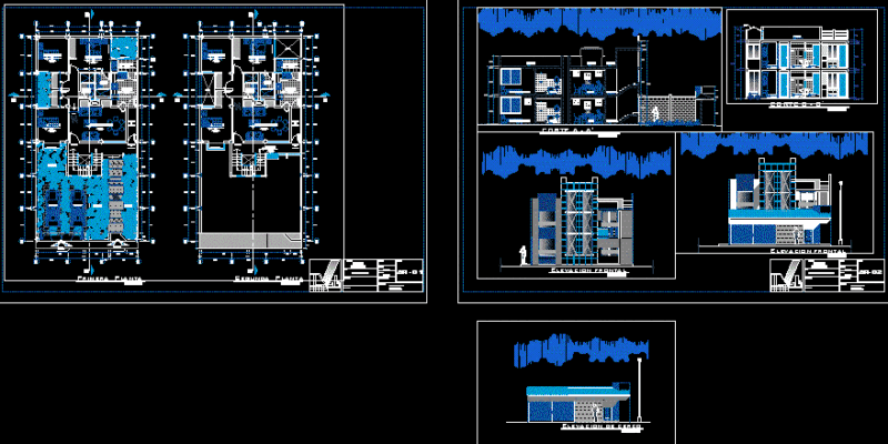 Multifamily Housing DWG Full Project for AutoCAD