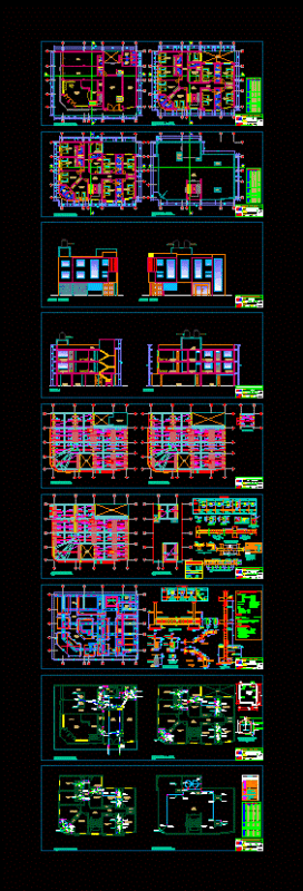 Multifamily Housing DWG Full Project for AutoCAD