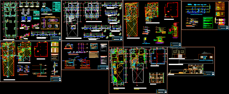 Multifamily Housing DWG Full Project for AutoCAD