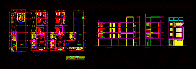 Multifamily Housing DWG Full Project for AutoCAD
