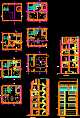Multifamily Housing DWG Plan for AutoCAD • Designs CAD