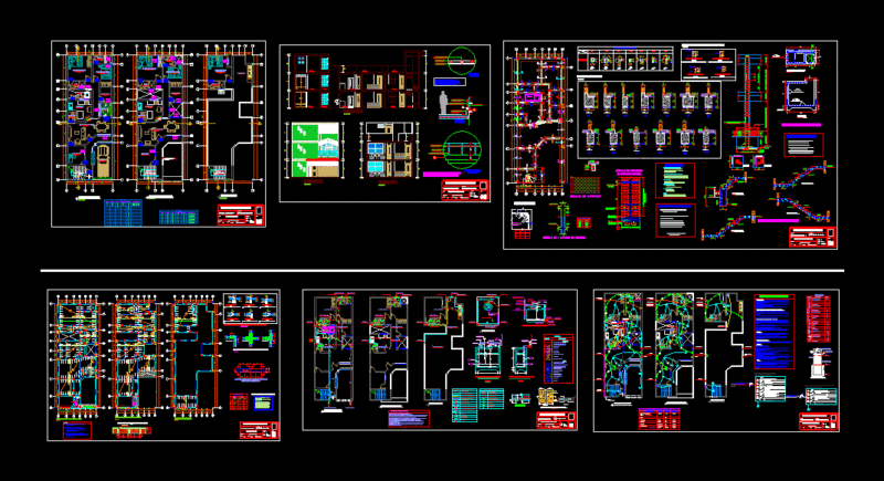 Multifamily Housing DWG Plan for AutoCAD