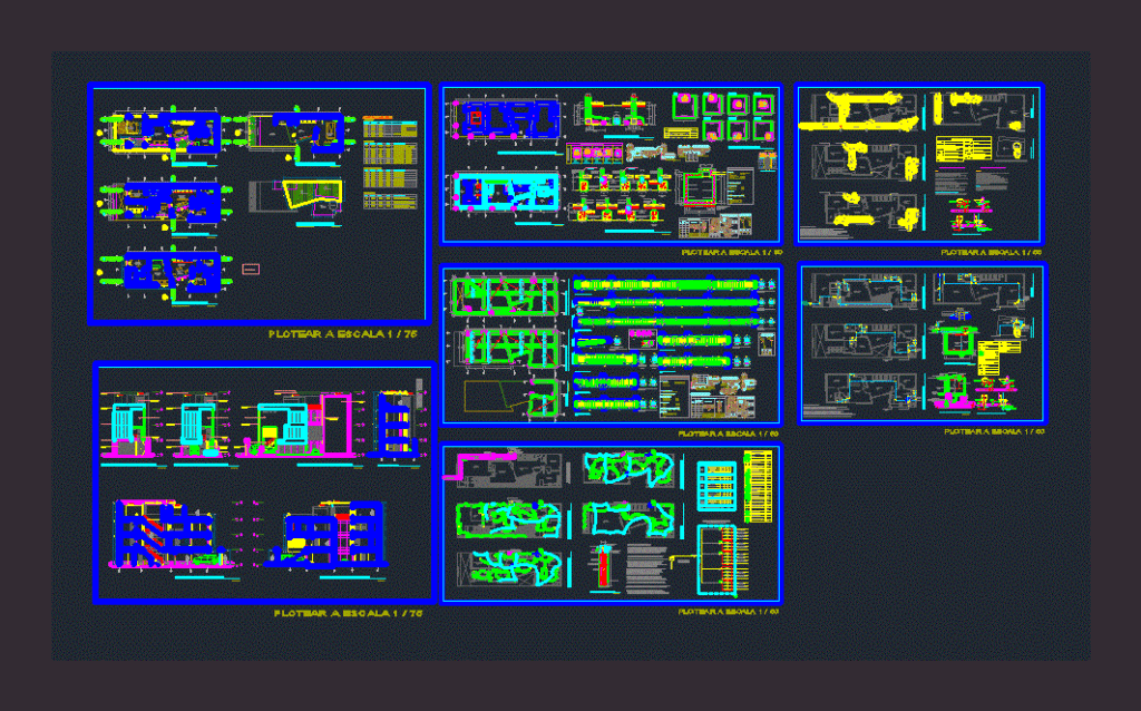 Multifamily Housing DWG Plan for AutoCAD