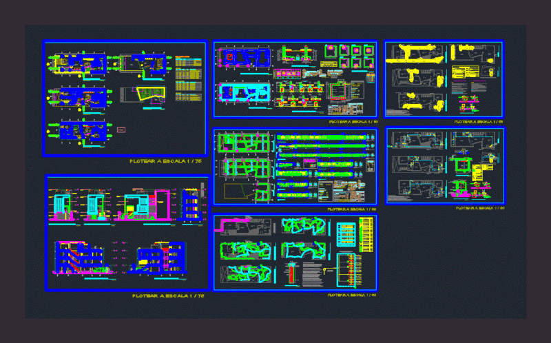 Multifamily Housing DWG Plan for AutoCAD