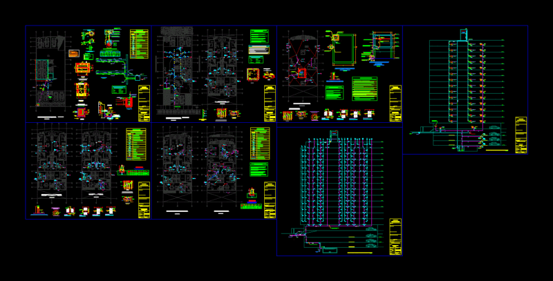 Multifamily Housing DWG Plan for AutoCAD