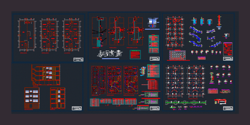 Multifamily Housing DWG Plan for AutoCAD