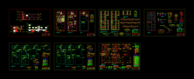 Multifamily Housing DWG Plan for AutoCAD