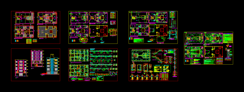 Multifamily Housing Project DWG Full Project for AutoCAD