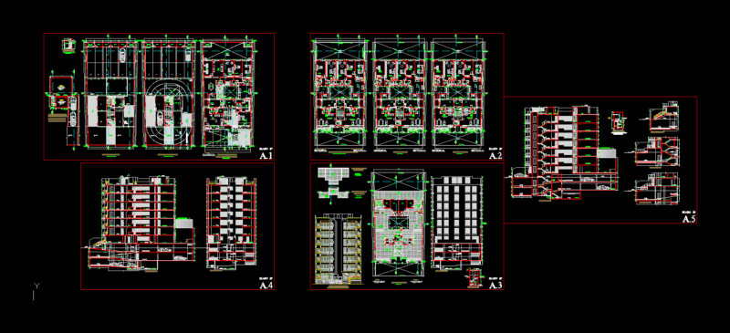 Multifamily In San Isidro DWG Section for AutoCAD