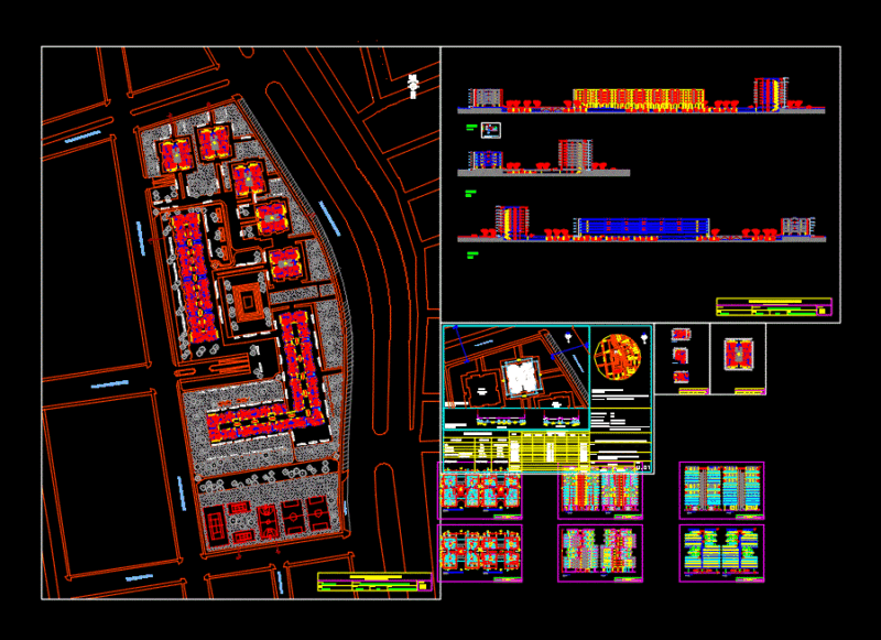 Multifamily Independence DWG Block for AutoCAD