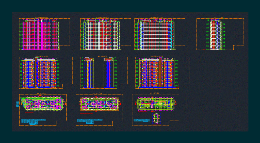 Multifamily Project DWG Full Project for AutoCAD