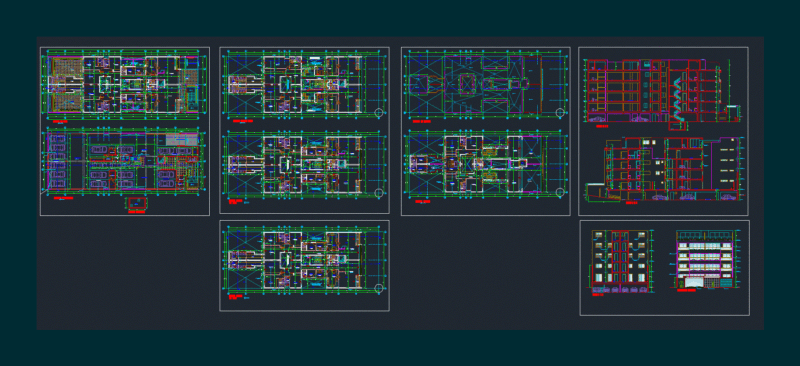 Multifamily Project DWG Full Project for AutoCAD