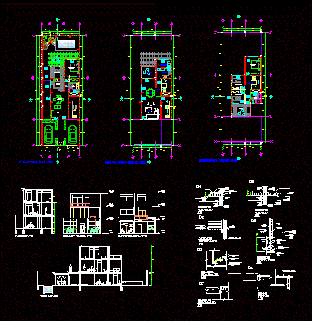 Multifamily Project DWG Full Project for AutoCAD • Designs CAD