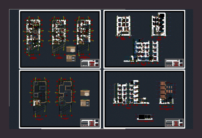 Multifamily Residential DWG Detail for AutoCAD