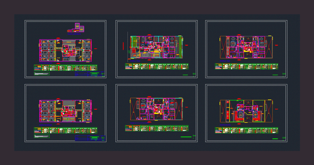 Multifamily San Isidro DWG Plan for AutoCAD
