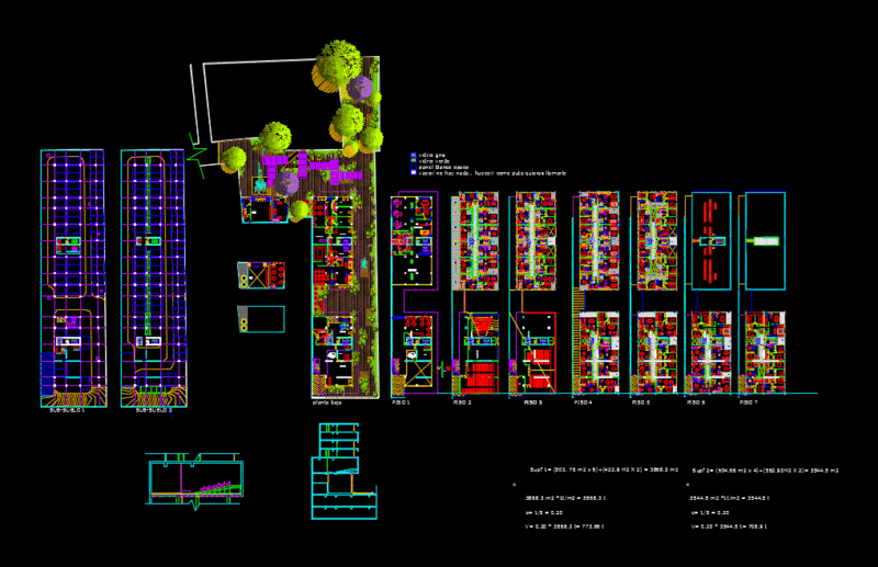 Multifunctional Complex DWG Block for AutoCAD