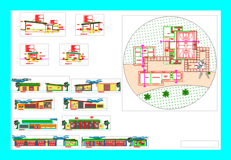 Multifunctional DWG Plan for AutoCAD