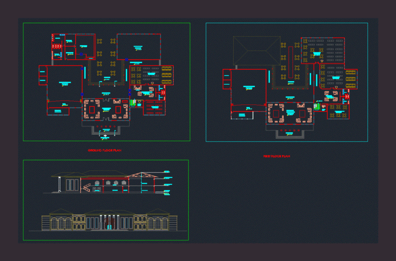 Multifunctional Library DWG Block for AutoCAD