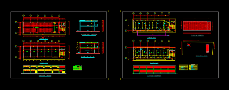 Multiple Room School DWG Full Project for AutoCAD