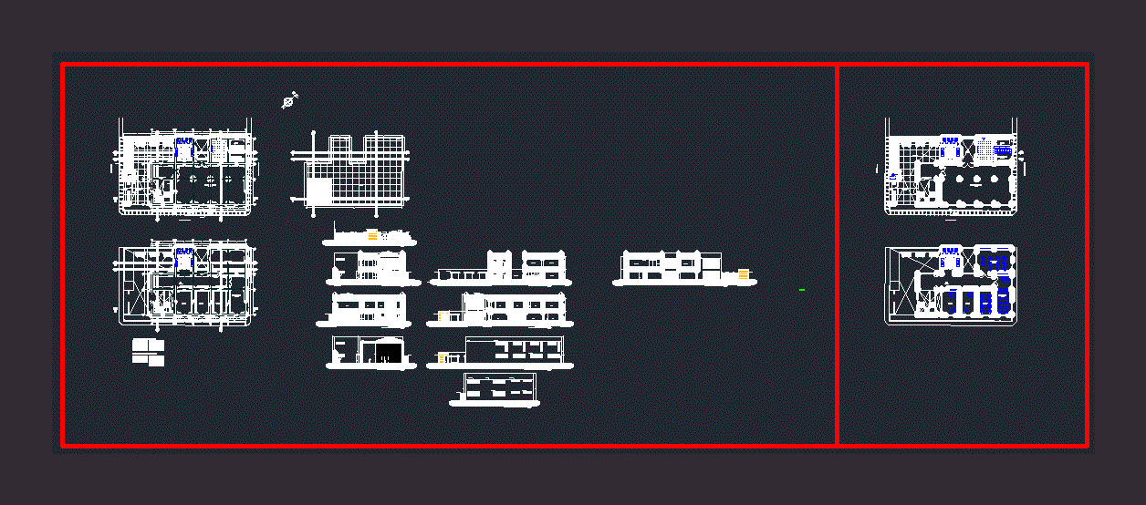 Multipurpose Room Dwg Block For Autocad Designs Cad