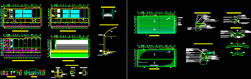 Municipal Auditorium DWG Section for AutoCAD