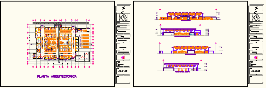 Municipal Market DWG Block for AutoCAD