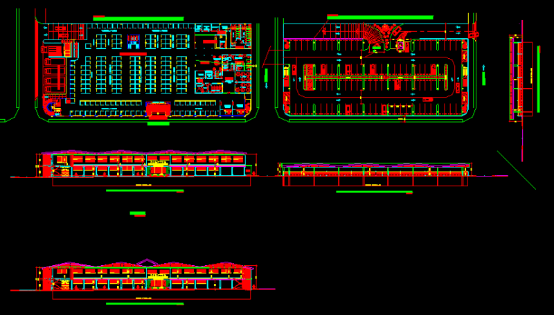 Municipal Market DWG Block for AutoCAD