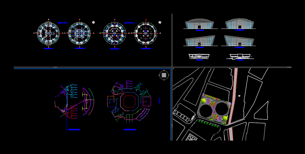 Municipal Media DWG Block for AutoCAD