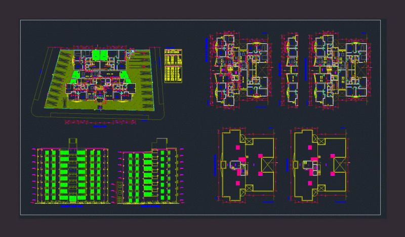 Municipality Building DWG Plan for AutoCAD