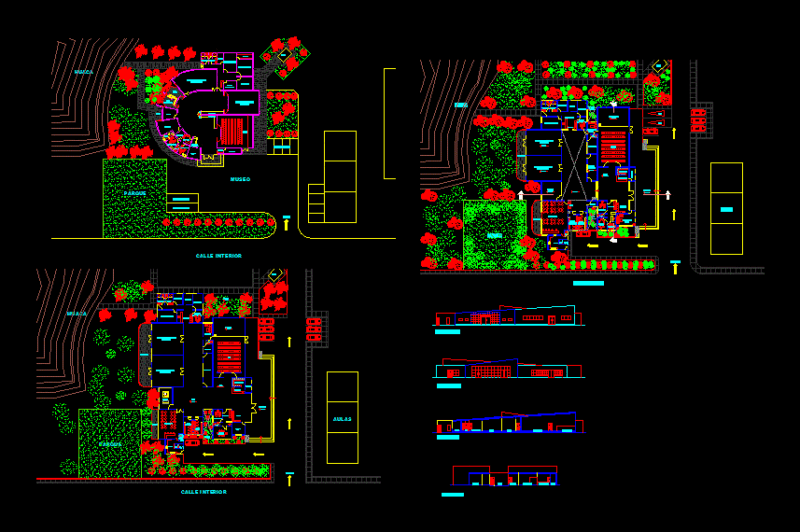 Museo De Sitio DWG Block for AutoCAD