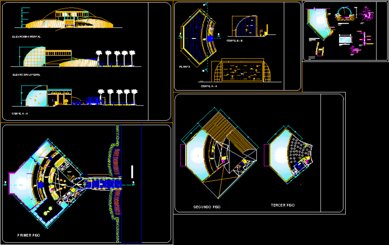 Museum Aquatic DWG Full Project for AutoCAD