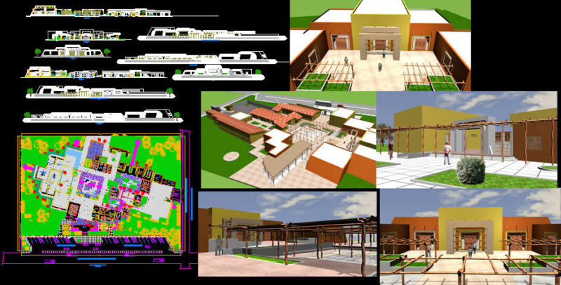 Museum DWG Section for AutoCAD