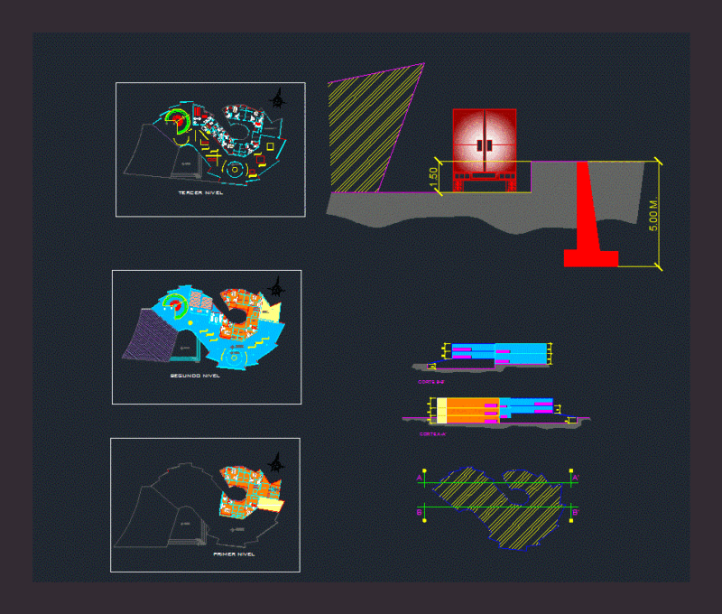 Museum Of Paleontology DWG Block for AutoCAD