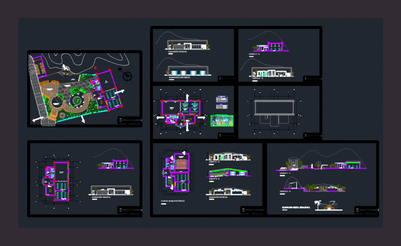 Museum Of Religious Motupe DWG Block for AutoCAD