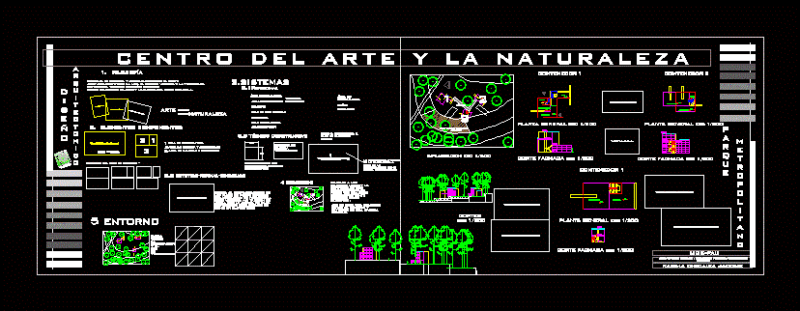 Museum Proposal DWG Block for AutoCAD