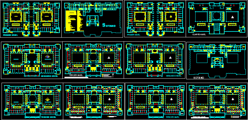 National Palace – Guatemala DWG Block for AutoCAD