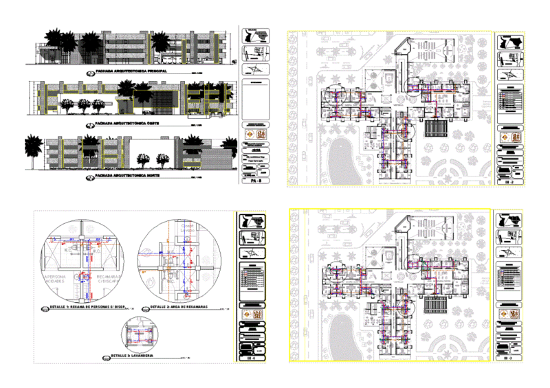 Naturist Center Tampico DWG Full Project for AutoCAD