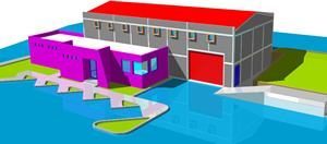 Nave 200m2 DWG Full Project for AutoCAD