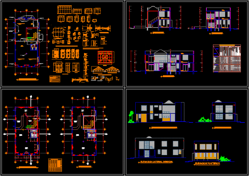 Neighborhood Library Remodeling DWG Plan for AutoCAD