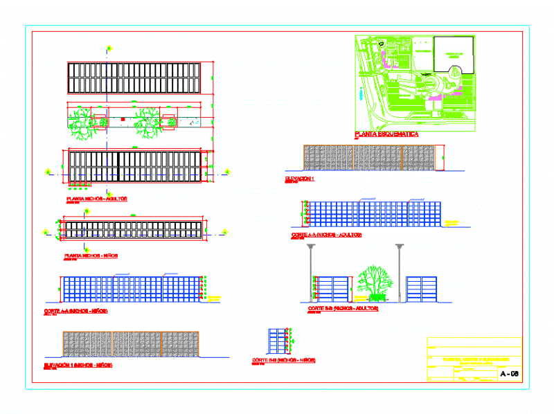 Niches Graveyard DWG Block for AutoCAD