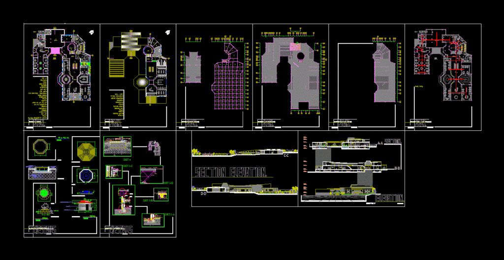 Notebook Mall DWG Block for AutoCAD