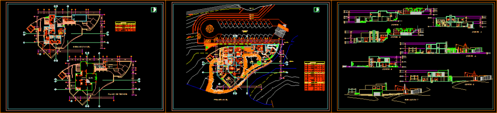 Retirement House, Nuns House 2D DWG Plan for AutoCAD