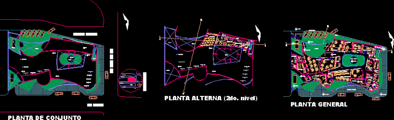 Nursing Home, Care Home, Rest Home 2D DWG Plan for AutoCAD
