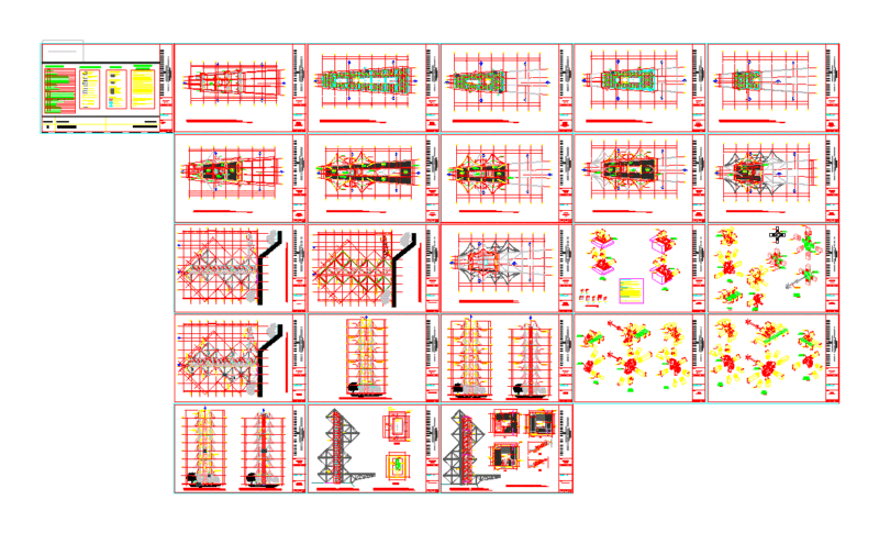 Observation Tower DWG Detail for AutoCAD