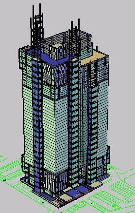 Office Building 3D DWG Model for AutoCAD • Designs CAD