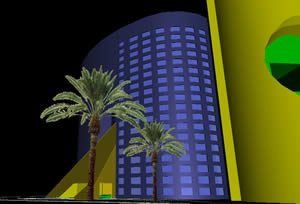 Office Building 3D DWG Model for AutoCAD